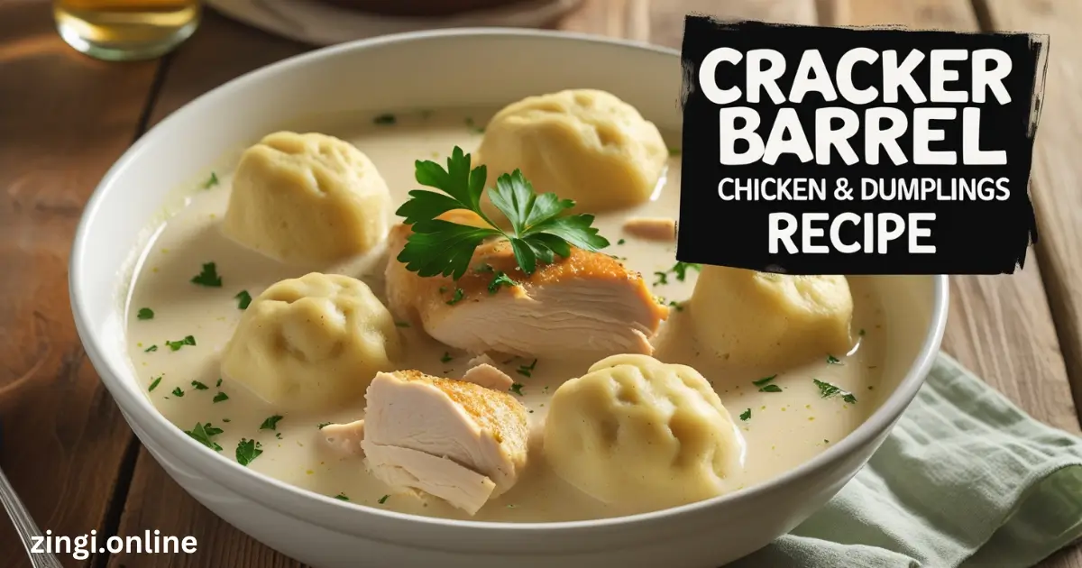 Cracker Barrel Chicken and Dumplings Recipe